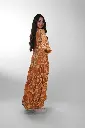 Vestido Largo Estampado Naranja Mujer – Moda Boho de Verano b.webp
