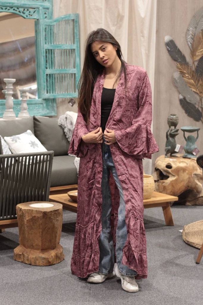 Kimono Largo de Seda