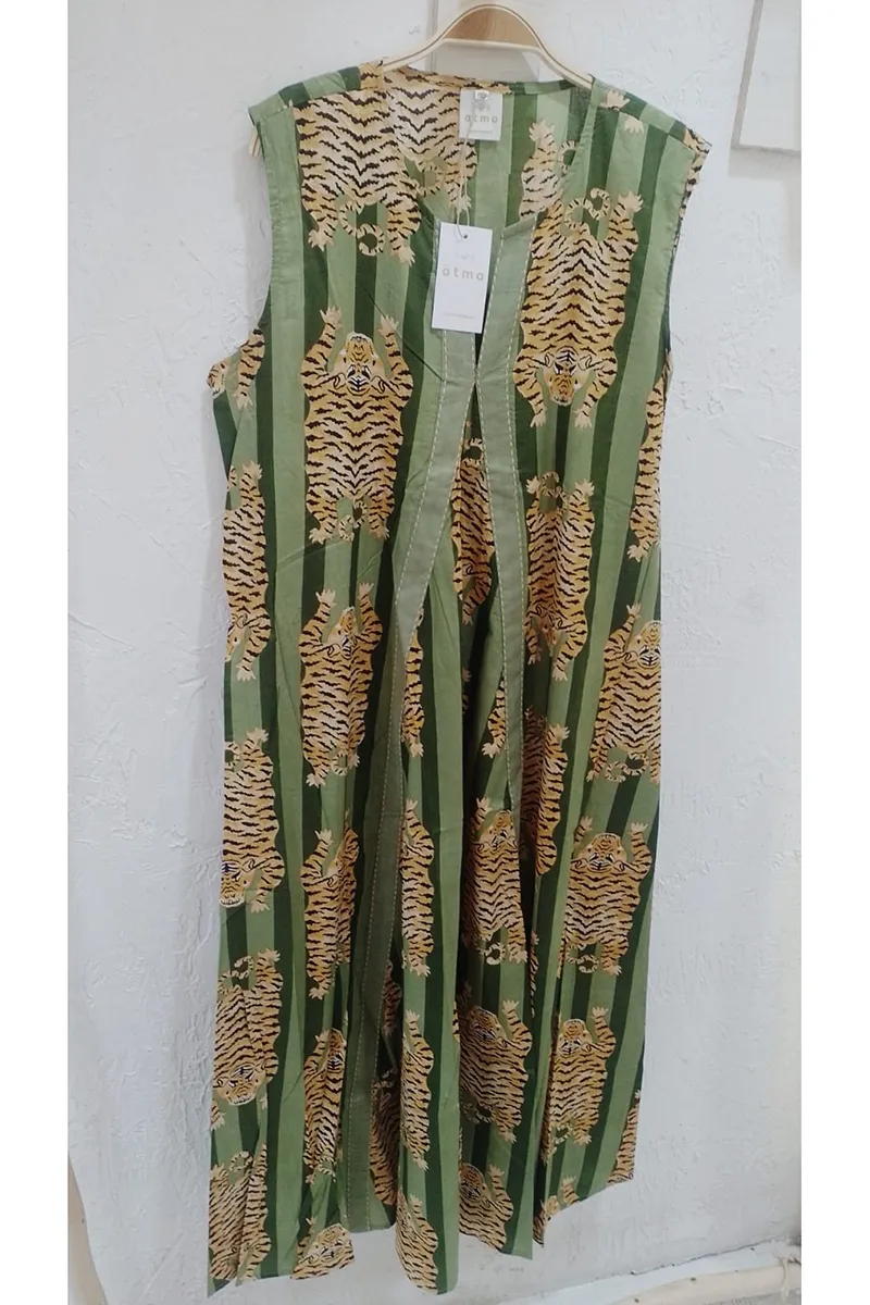 Vestido Largo de Algodón