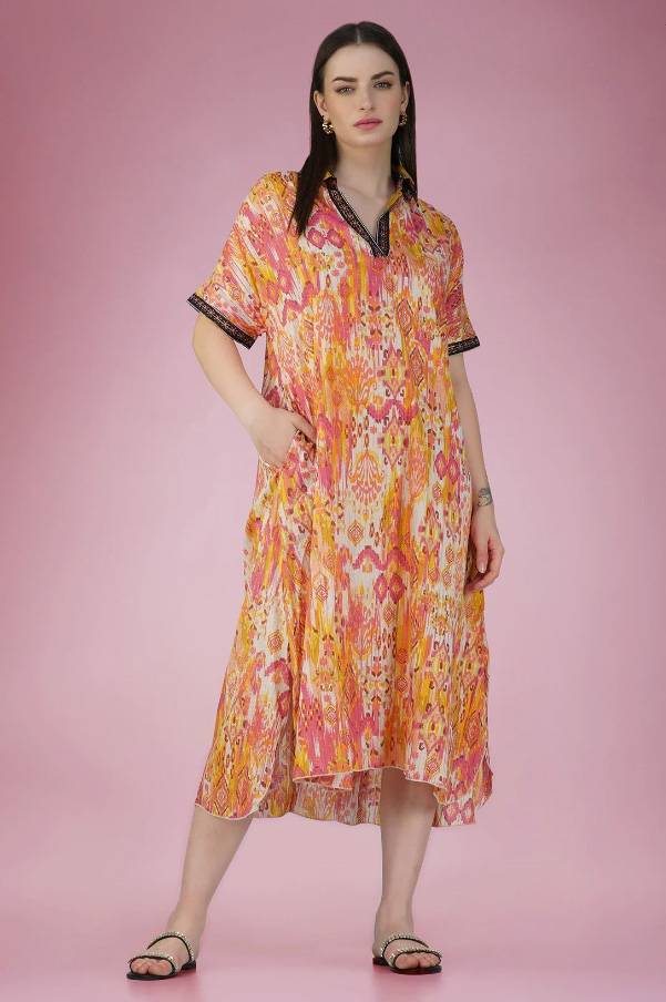 Vestido Largo de Algodón