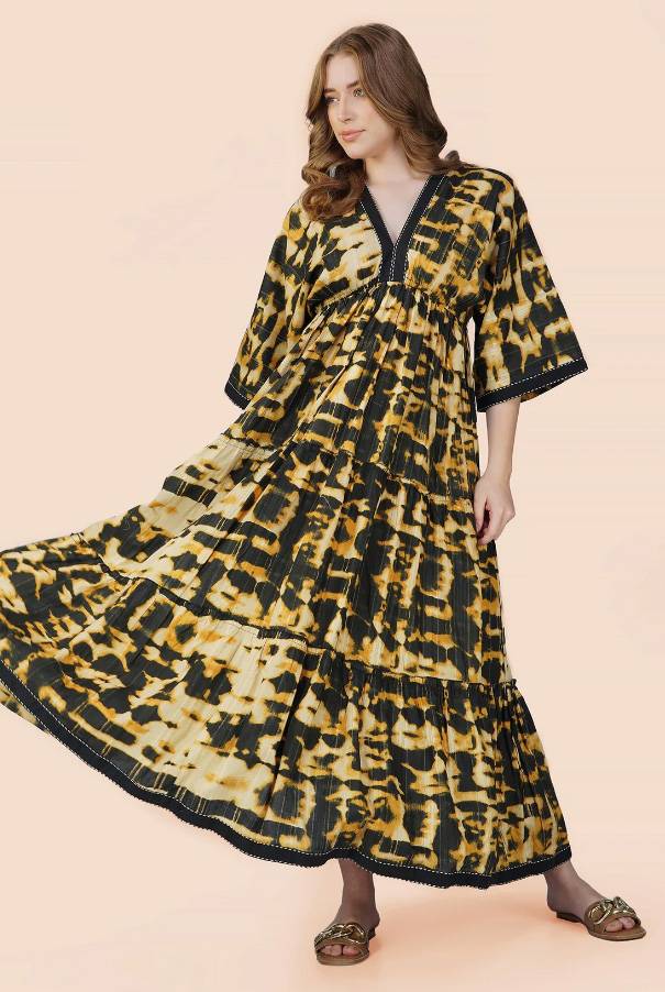 Vestido Largo de Algodón