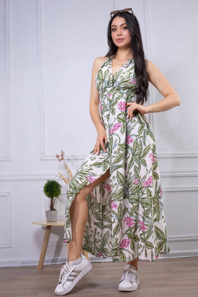 Vestido Largo de Rayon