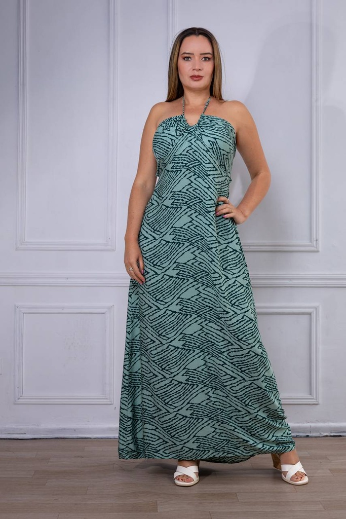 Vestido Largo de Rayon