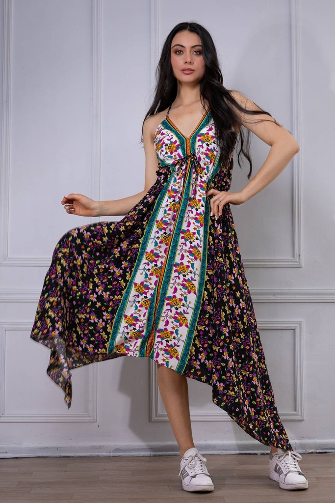 Vestido Largo de Rayon