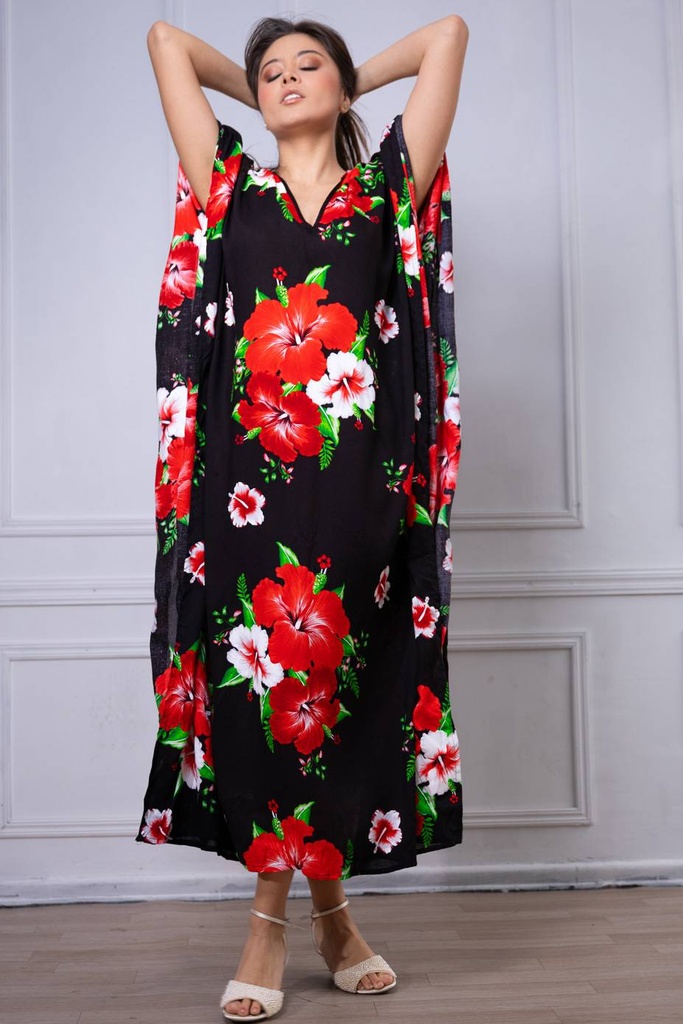 [TA03-6] Vestido Largo de Rayon