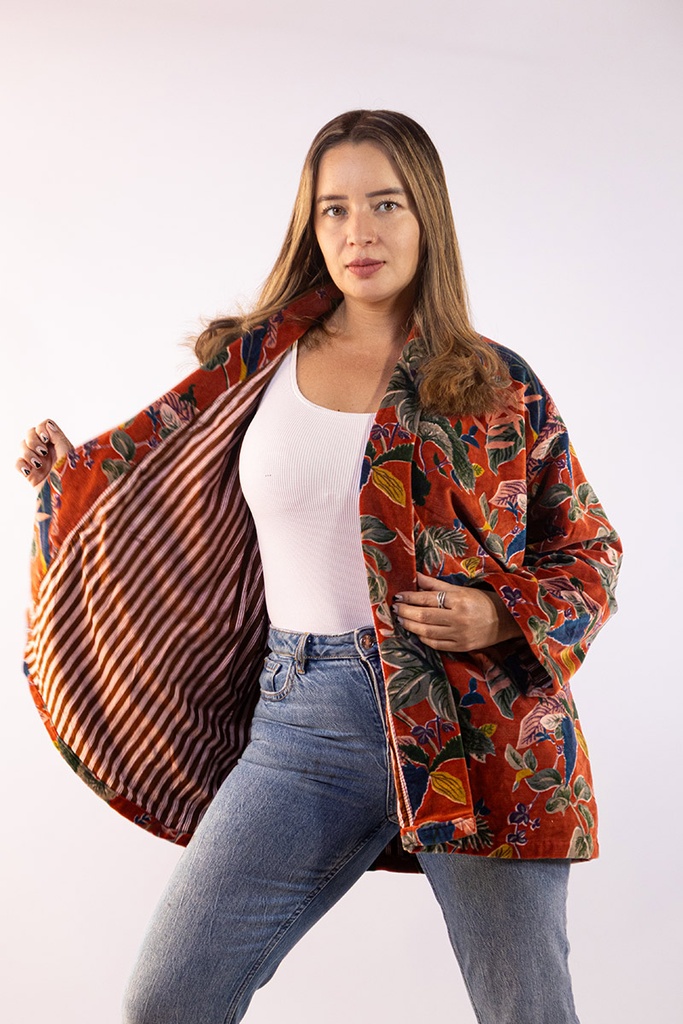 Chaqueta Corta de Gamuza