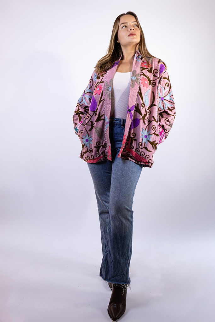 Chaqueta Corta Bordada