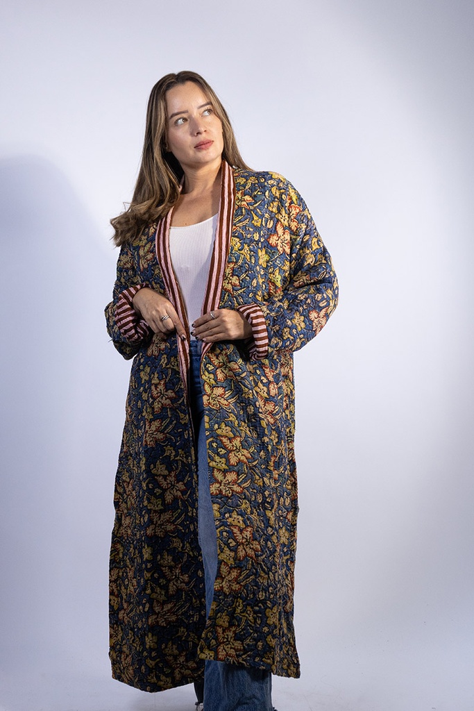 [JK18-4] Chaqueta Larga de Algodón