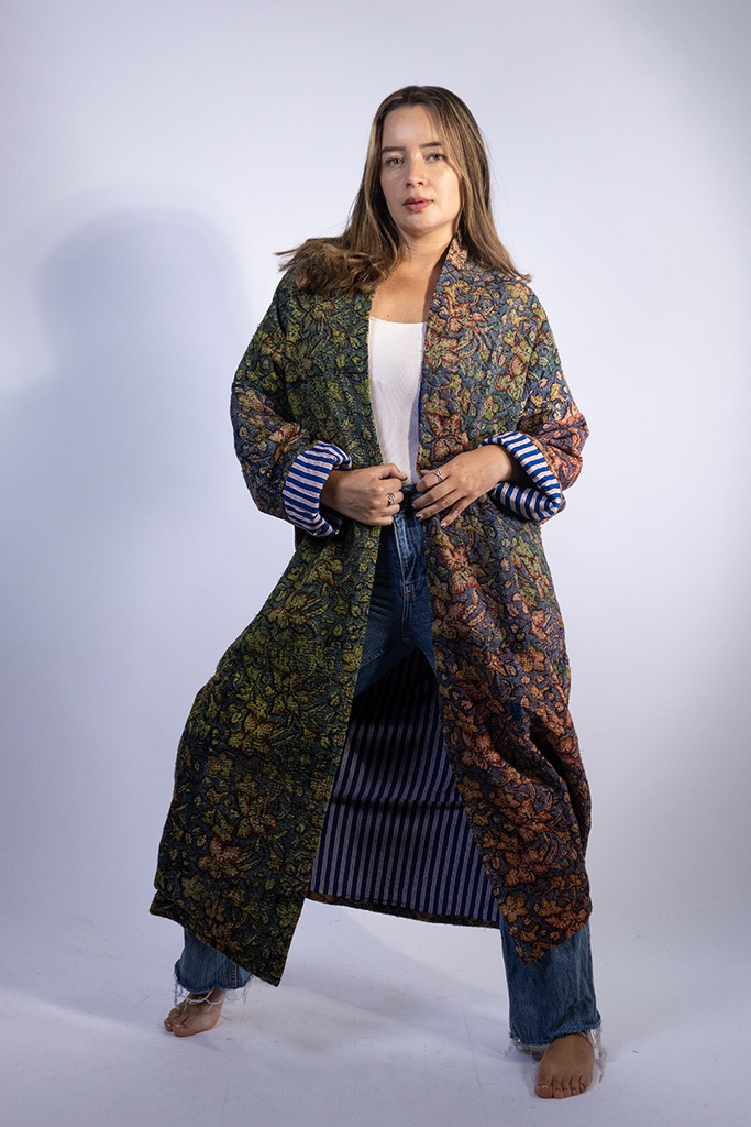 Chaqueta Larga de Algodón