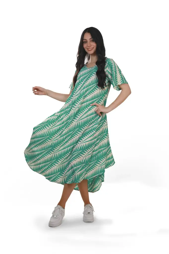 [LD2671-5] Vestido Largo de Seda