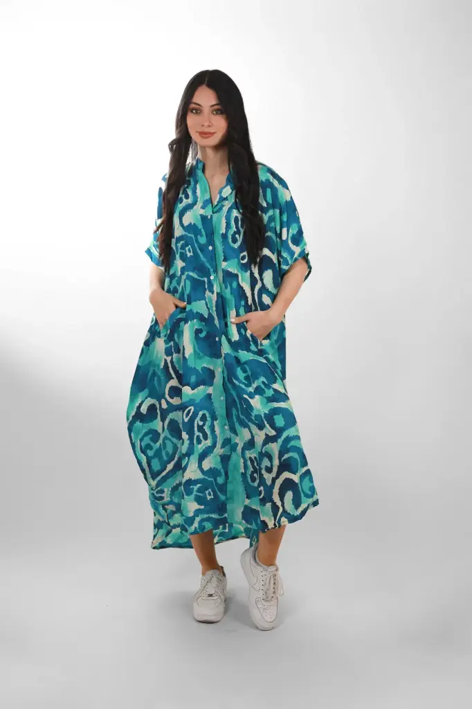 [CHACHI23-11] Vestido Largo de Seda