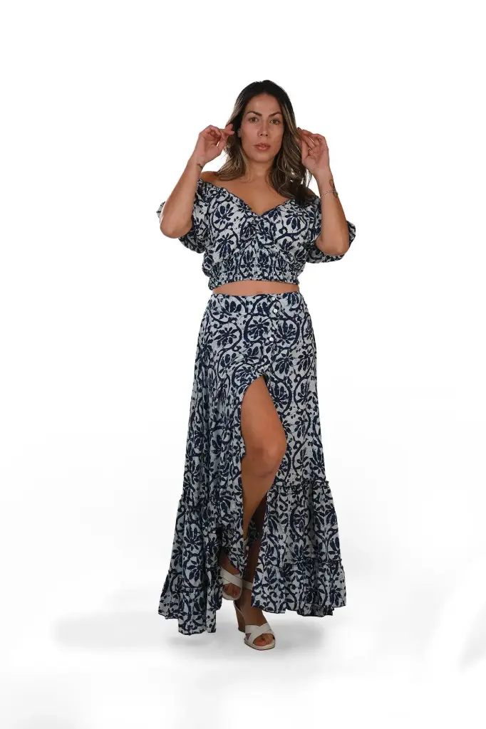 [LS370-5] Falda de Seda