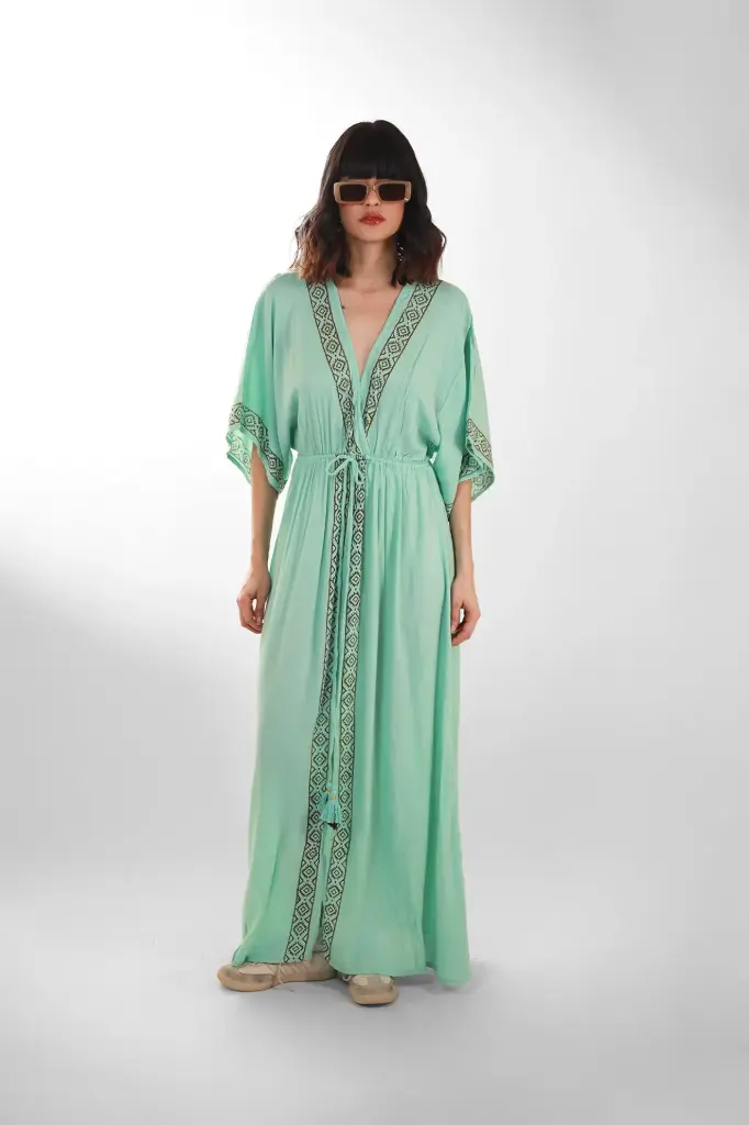 [LD504] Vestido Largo de Rayon