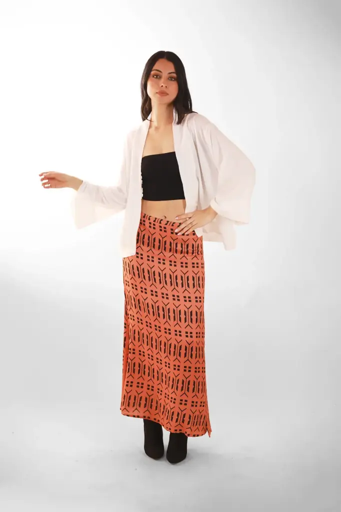 [PC1042] Kimono Corto de Rayon