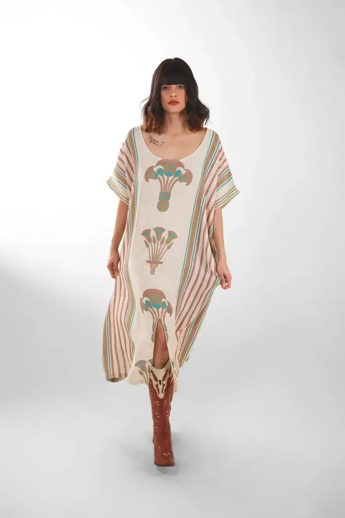 [KAFTAN5D] Kaftan Largo de Rayon