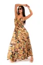 Vestido Volados de Seda
