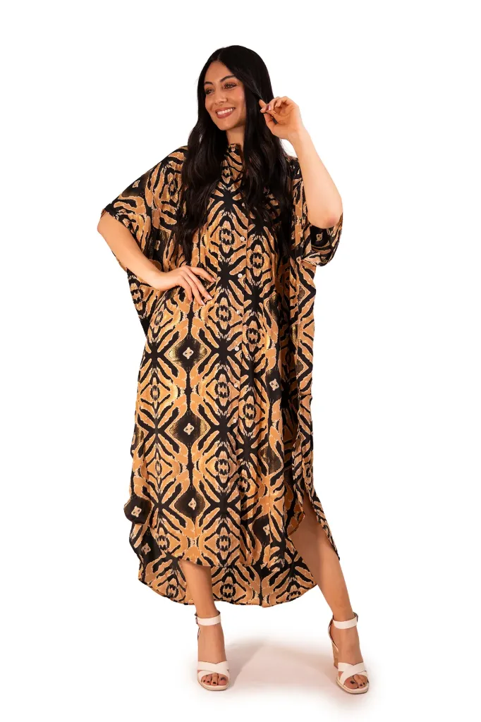 Vestido Caftán de Seda