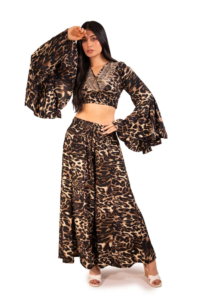 [1155-185-15] Set Eclipse de Seda (Leopardo Dorado)