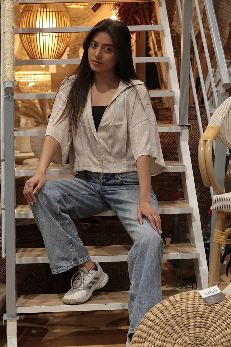 [BL1730-2] Blusa de Seda