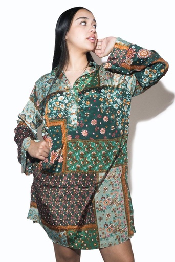 [KU592-3] Blusa de Seda