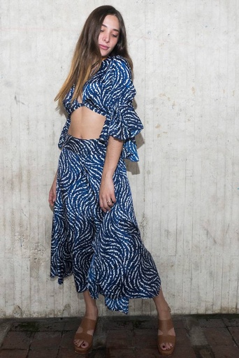 [OMTR281-4] Pantalon de Seda