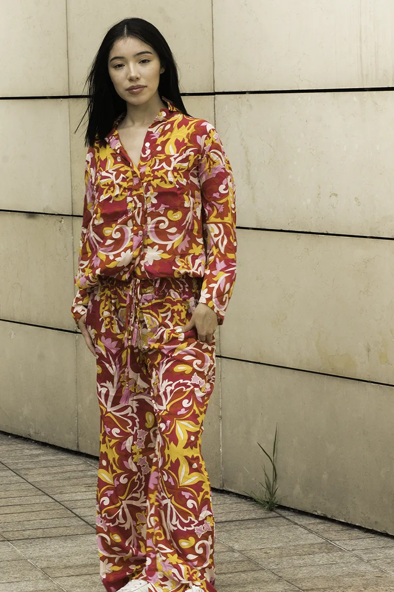 [TR1073-2] Pantalon de Seda