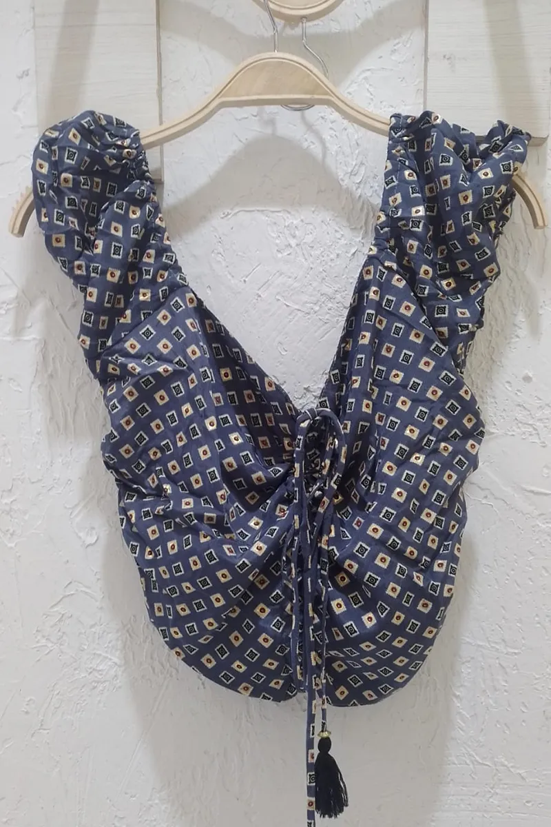 [BL957-7] Top de Seda