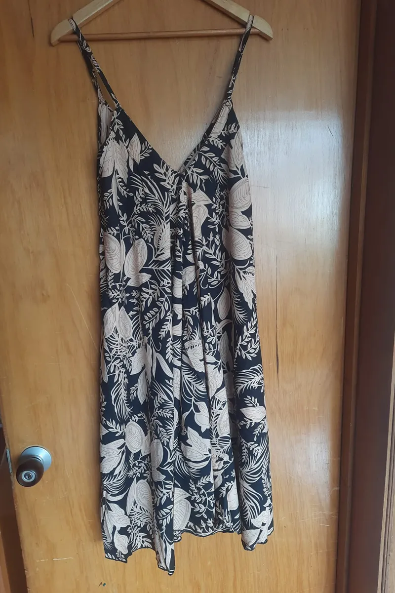 [SD1649-6] Vestido Corto de Seda