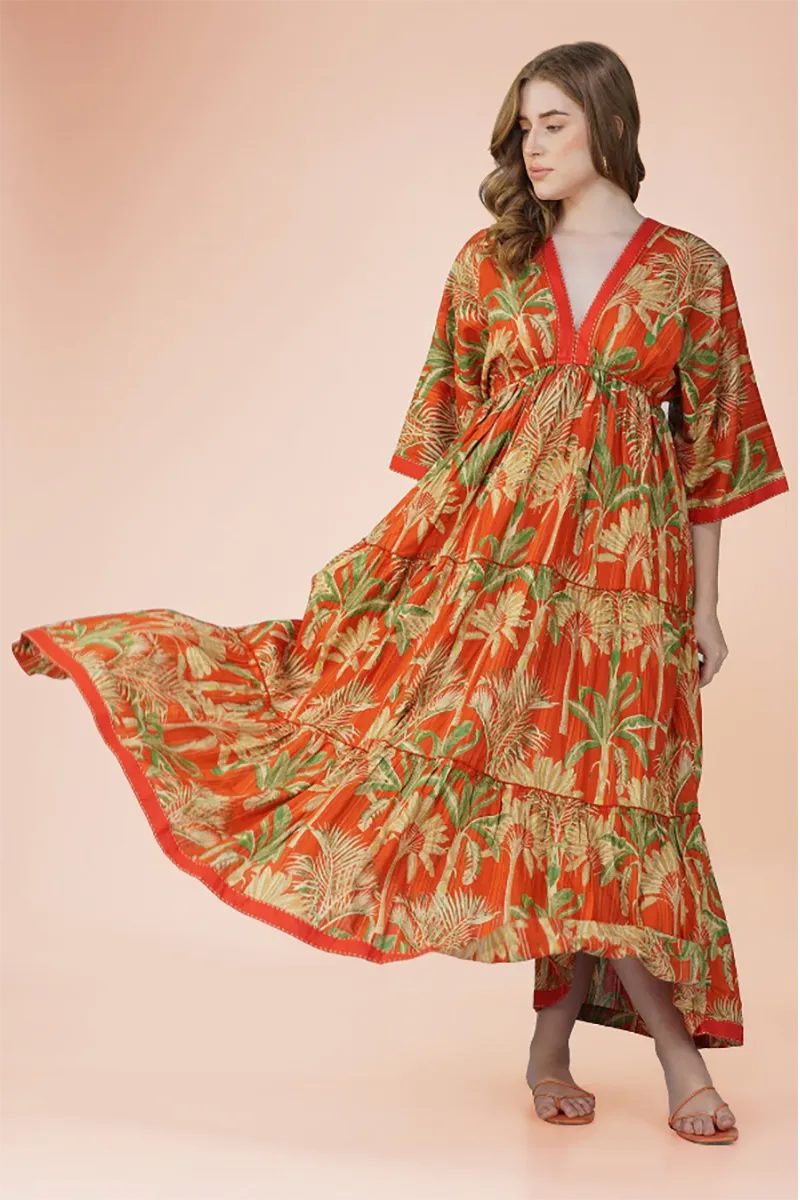 [CT205-4] Vestido Largo de Algodón