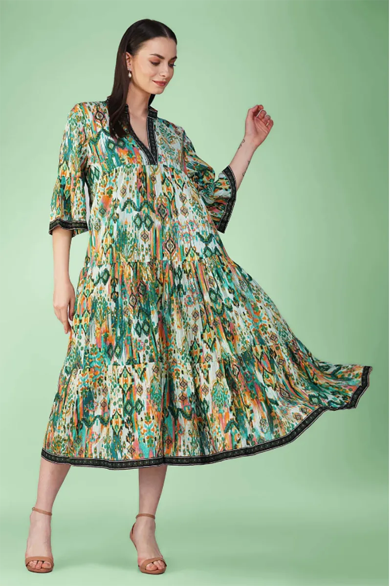 [CT500-2] Vestido Largo de Algodón