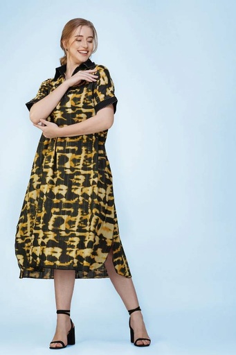 [CT784-2] Vestido Largo de Algodón