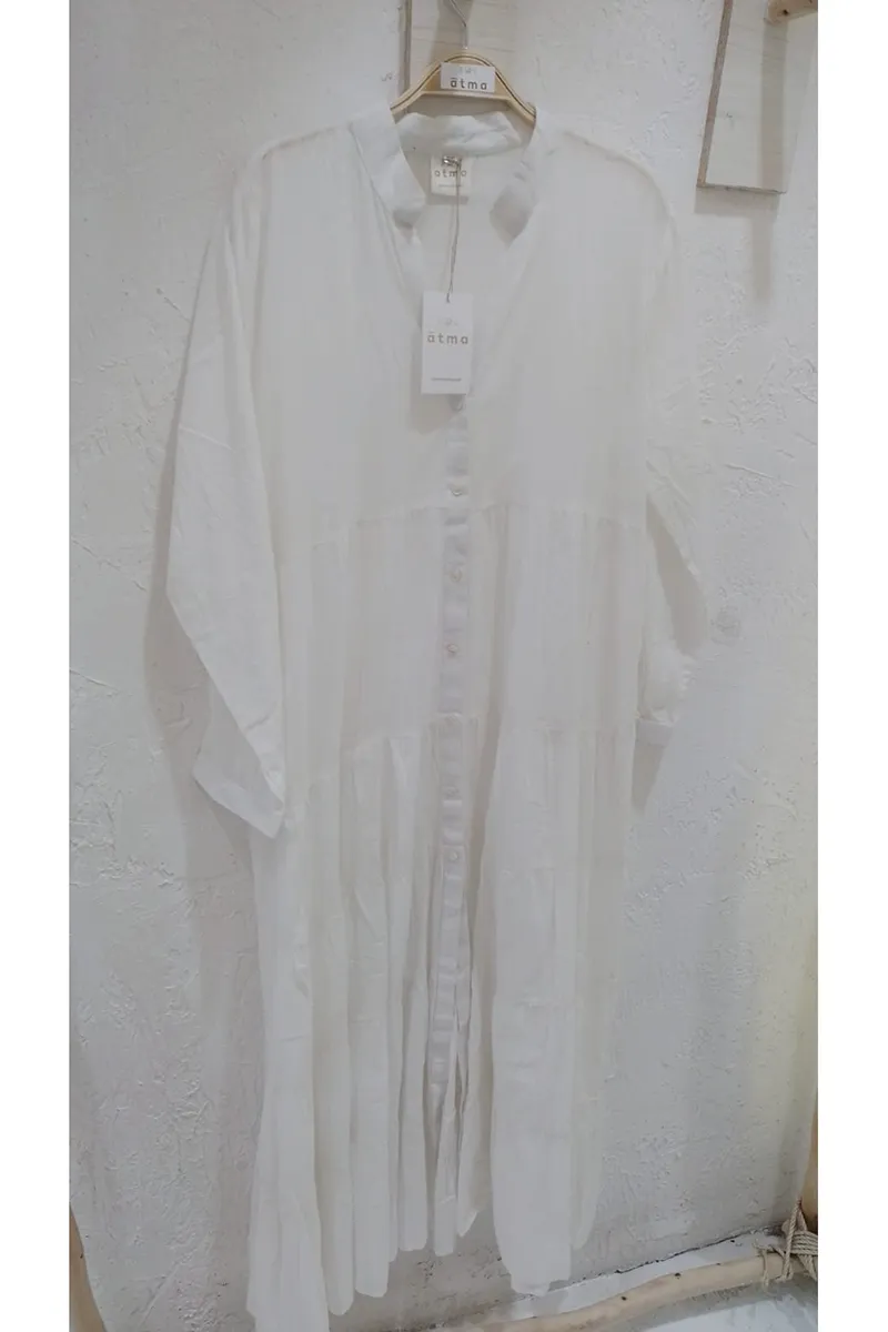 [CT778-6] Vestido Largo de Algodón