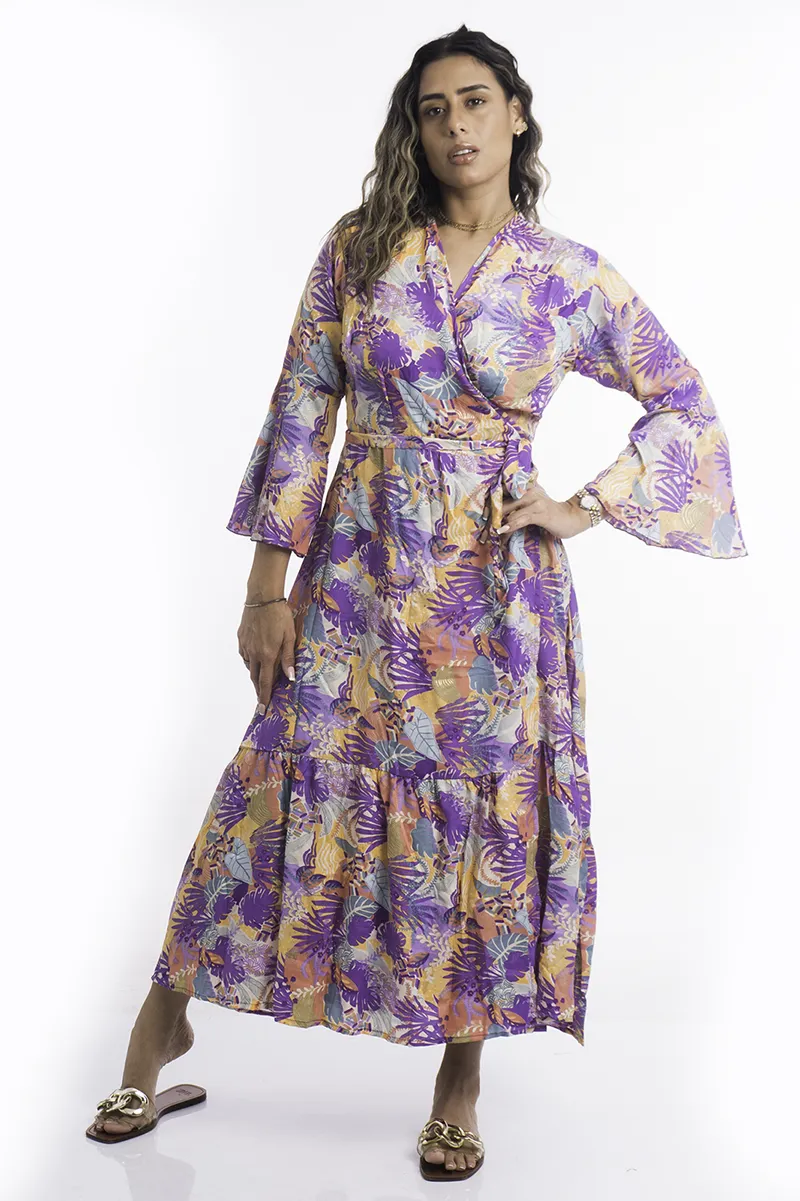 [LD2606-1] Vestido Largo de Seda