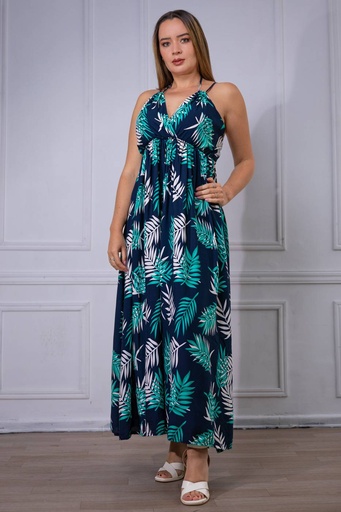 [TA01-14] Vestido Largo de Rayon