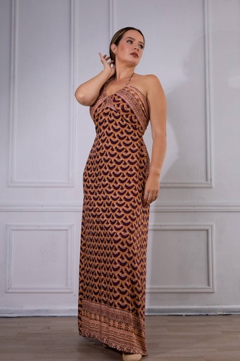 [TA01-28] Vestido Largo de Rayon