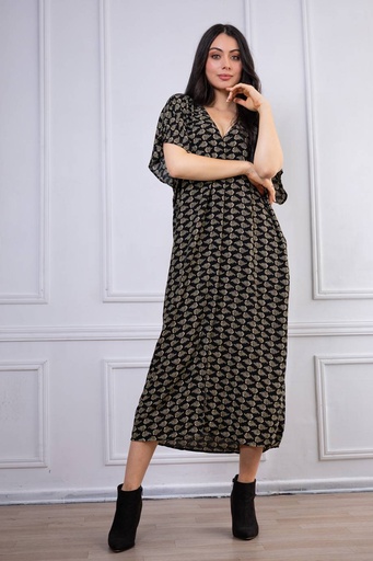 [TA02-2] Vestido Largo de Rayon