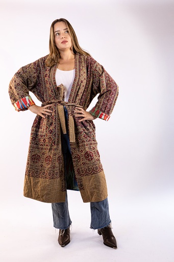 [CH16-1] Chaqueta Larga Ajrak