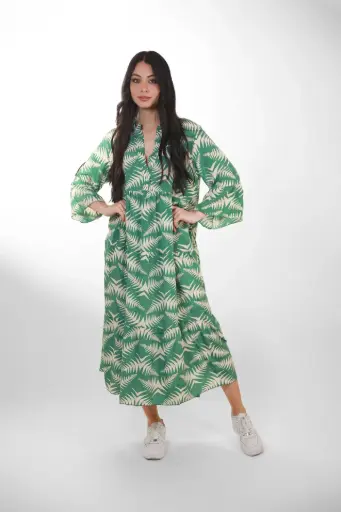 [OMLD3719-3] Vestido Largo de Seda