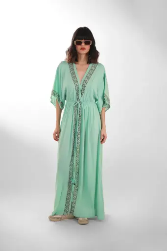 [LD504] Vestido Largo de Rayon